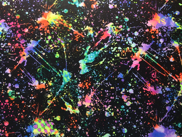 Paint Splatter Print Head-banz